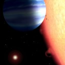 Water Detected in the Atmosphere of a Hot Jupiter Exoplanet!