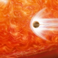 Hungry Red Giant: First evidence discovered of a planet’s destruction by its star.
